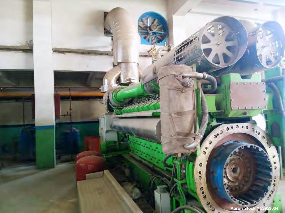 Used Jenbacher JGS 620F Generator System – 6.712 MW Total, 11kV, 20K/23K Hours, Natural Gas, 2012