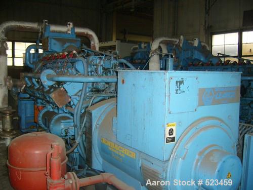 USED: Jenbacher 360 kw natural gas generator. Motor gype JW 212 G2.Heat exchange cooled. Stamford/Newage 427 kva, 360 kw, 277/480 volt,3 phase, speed 1800. Woodward governors. Came out of a co-gen pl...