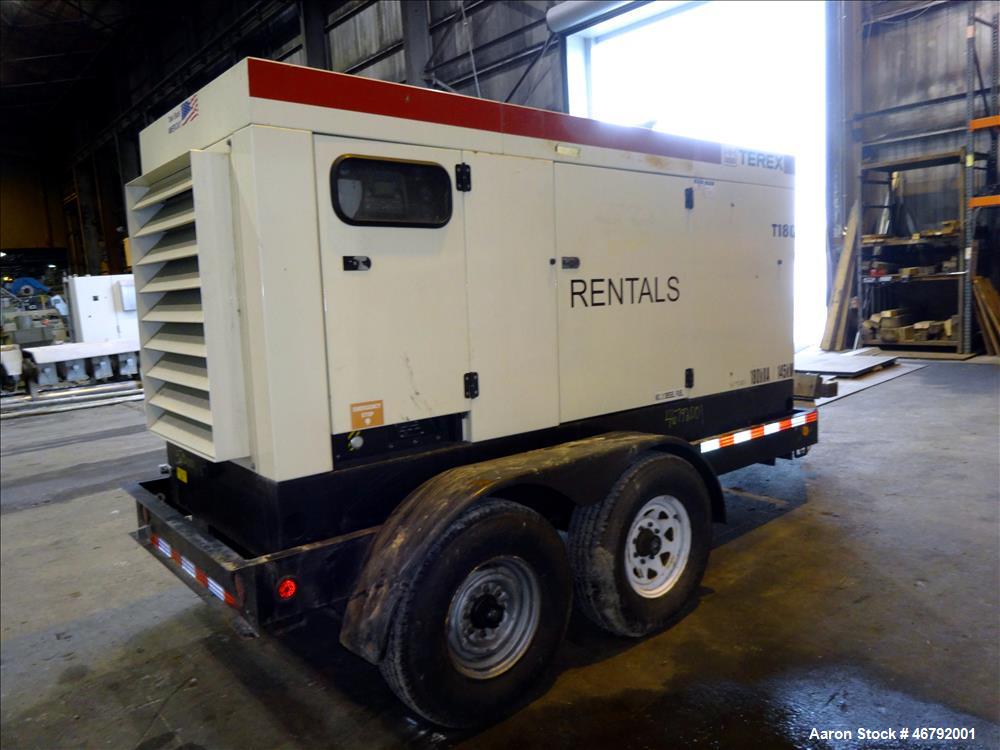 Used Terex 145 kW portable generator model T180J. John Deere 6068HF275 engine