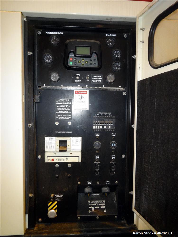 Used Terex 145 kW portable generator model T180J. John Deere 6068HF275 engine