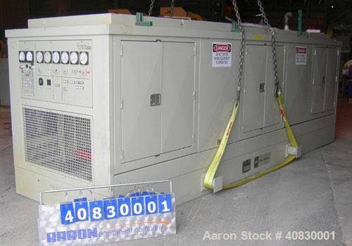 Used Solar/Saturn 1000 kW Gas Turbine Generator Set, Diesel Fueled, Model KS22673, Assembly 37061, Serial #8425602. 3/60/480V.  New engine installed 1998 with 616 actual hours, total set hours are 78...