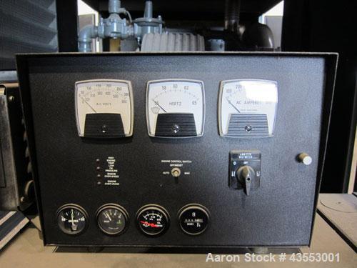 Used Katolight 250 kW Natural Gas Generator Set, model 250FR24, serial #8052011, Cummins model GTA855B engine rated 383 hp @ 1800 rpm, serial #11839337. 3/60/277/480V. 400 Amp main line circuit break...