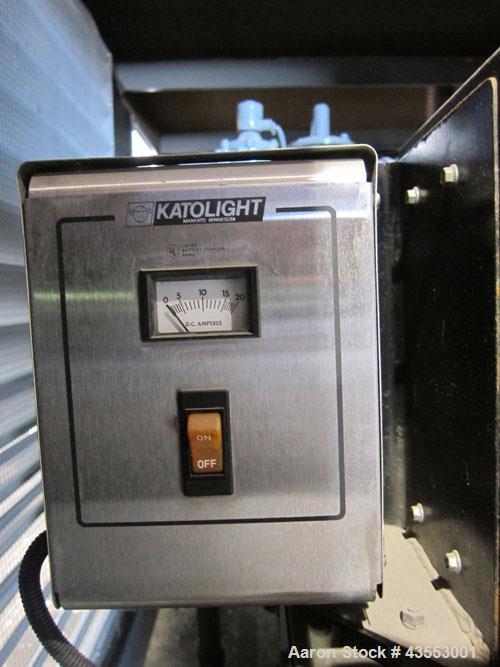 Used Katolight 250 kW Natural Gas Generator Set, model 250FR24, serial #8052011, Cummins model GTA855B engine rated 383 hp @ 1800 rpm, serial #11839337. 3/60/277/480V. 400 Amp main line circuit break...