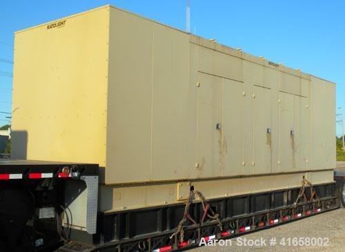 Used Katolight 1250 kW Stand By / 1120 Prime Rated Diesel Generator Set. Katolight generator set model D1250FRY4. Mitsubishi model S12R PTA 2 engine rated 1972 HP @ 1800 RPM, turbocharged-aftercooled...