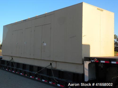 Used Katolight 1250 kW Stand By / 1120 Prime Rated Diesel Generator Set. Katolight generator set model D1250FRY4. Mitsubishi model S12R PTA 2 engine rated 1972 HP @ 1800 RPM, turbocharged-aftercooled...
