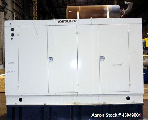 Used Katolite 250 kW standby (220kW Prime) diesel generator set, model D250FPV4, SN-LM23961385193-1002. Volvo TAD1031GE engine 381 HP @ 1800 RPM, SN-2100318383. 3/60/120/208V reconnectable to other v...
