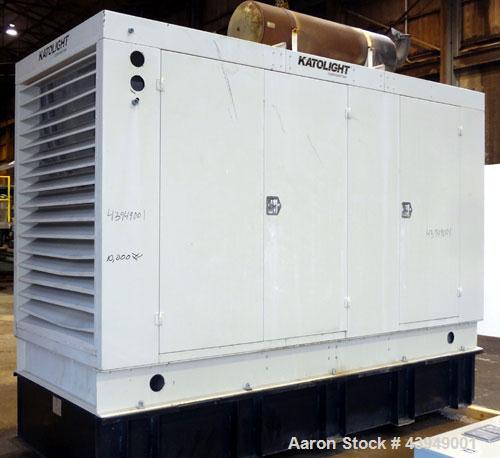 Used Katolite 250 kW standby (220kW Prime) diesel generator set, model D250FPV4, SN-LM23961385193-1002. Volvo TAD1031GE engine 381 HP @ 1800 RPM, SN-2100318383. 3/60/120/208V reconnectable to other v...