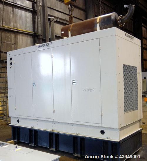 Used Katolite 250 kW standby (220kW Prime) diesel generator set, model D250FPV4, SN-LM23961385193-1002. Volvo TAD1031GE engine 381 HP @ 1800 RPM, SN-2100318383. 3/60/120/208V reconnectable to other v...