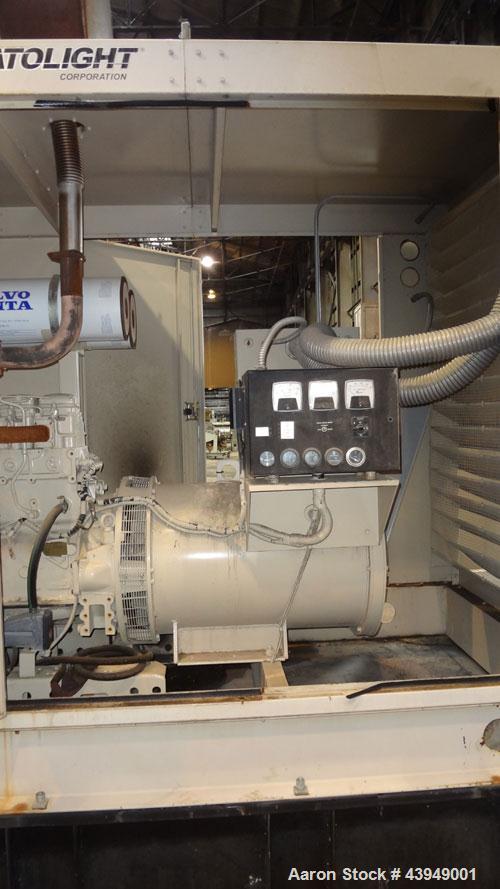Used Katolite 250 kW standby (220kW Prime) diesel generator set, model D250FPV4, SN-LM23961385193-1002. Volvo TAD1031GE engine 381 HP @ 1800 RPM, SN-2100318383. 3/60/120/208V reconnectable to other v...