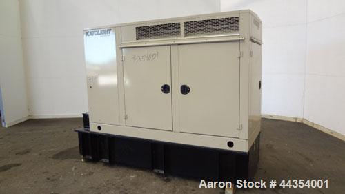 Used Katolight 25 kW standby (20kW prime) diesel generator set model D25FDJ4T2, SN-140382. John Deere model 4042TF270 engine rated 48 HP @ 1800 RPM, emissions EPA Tier 2 certified. UL 2200 package. 1...