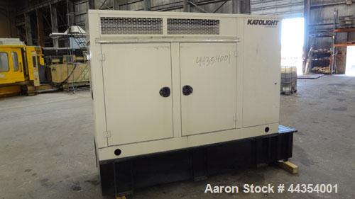 Used Katolight 25 kW standby (20kW prime) diesel generator set model D25FDJ4T2, SN-140382. John Deere model 4042TF270 engine rated 48 HP @ 1800 RPM, emissions EPA Tier 2 certified. UL 2200 package. 1...