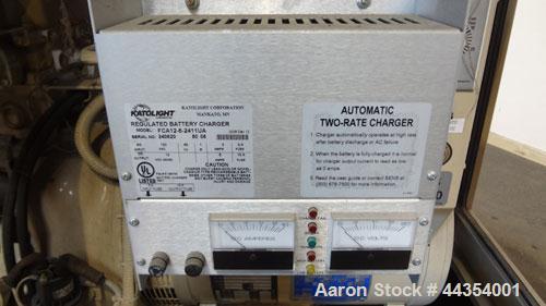 Used Katolight 25 kW standby (20kW prime) diesel generator set model D25FDJ4T2, SN-140382. John Deere model 4042TF270 engine rated 48 HP @ 1800 RPM, emissions EPA Tier 2 certified. UL 2200 package. 1...