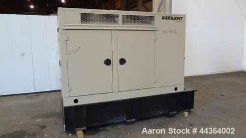 Used Katolight 25 kW standby (20kW prime) diesel generator set model D25FDJ4T2 SN-140381-0107. John Deere model 4042TF270 engine rated 48 HP @ 1800 RPM, emissions EPA Tier 2 certified. UL 2200 packag...