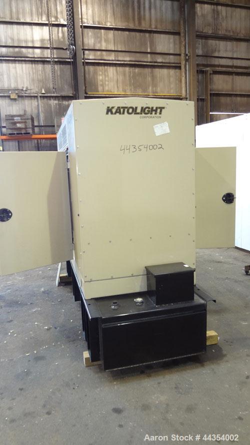 Used Katolight 25 kW standby (20kW prime) diesel generator set model D25FDJ4T2 SN-140381-0107. John Deere model 4042TF270 engine rated 48 HP @ 1800 RPM, emissions EPA Tier 2 certified. UL 2200 packag...