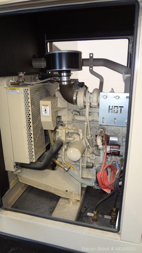 Used Katolight 25 kW standby (20kW prime) diesel generator set model D25FDJ4T2 SN-140983-0107. John Deere model 4042TF270 engine rated 48 HP @ 1800 RPM, emissions EPA Tier 2 certified. UL 2200 packag...