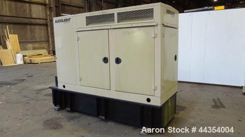 Used Katolight 25 kW Standby (20kW Prime) Diesel Generator Set, model D25FDJ4T2, serial #140913-0107. John Deere model 4042TF270 engine rated 48 hp @ 1800 rpm, emissions EPA Tier 2 certified. UL 2200...