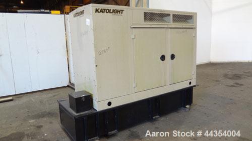 Used Katolight 25 kW Standby (20kW Prime) Diesel Generator Set, model D25FDJ4T2, serial #140913-0107. John Deere model 4042TF270 engine rated 48 hp @ 1800 rpm, emissions EPA Tier 2 certified. UL 2200...