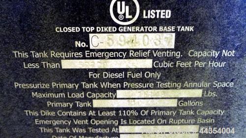 Used Katolight 25 kW Standby (20kW Prime) Diesel Generator Set, model D25FDJ4T2, serial #140913-0107. John Deere model 4042TF270 engine rated 48 hp @ 1800 rpm, emissions EPA Tier 2 certified. UL 2200...