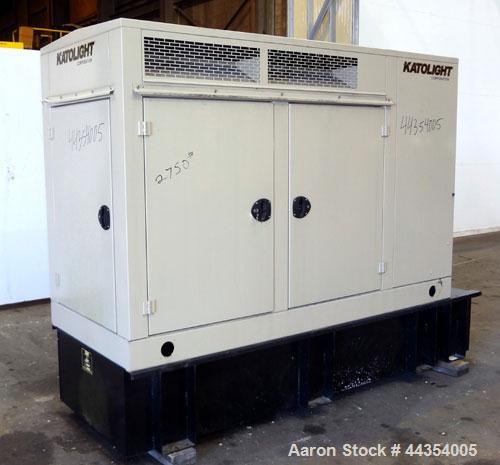 Used Katolight 25 kW standby (20kW prime) diesel generator set model D25FDJ4T2 SN-140911-0107. John Deere model 4042TF270 engine rated 48 HP @ 1800 RPM, emissions EPA Tier 2 certified. UL 2200 packag...