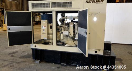 Used Katolight 25 kW standby (20kW prime) diesel generator set model D25FDJ4T2 SN-140911-0107. John Deere model 4042TF270 engine rated 48 HP @ 1800 RPM, emissions EPA Tier 2 certified. UL 2200 packag...