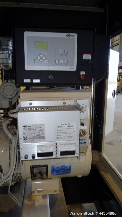 Used Katolight 25 kW standby (20kW prime) diesel generator set model D25FDJ4T2 SN-140911-0107. John Deere model 4042TF270 engine rated 48 HP @ 1800 RPM, emissions EPA Tier 2 certified. UL 2200 packag...