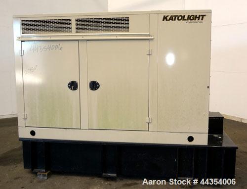Used Katolight 25 kW standby (20kW prime) diesel generator set model D25FDJ4T2 SN-140919-0107. John Deere model 4042TF270 engine rated 48 HP @ 1800 RPM, emissions EPA Tier 2 certified. UL 2200 packag...