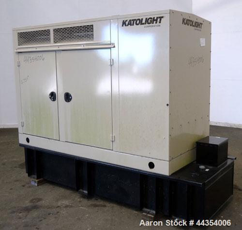 Used Katolight 25 kW standby (20kW prime) diesel generator set model D25FDJ4T2 SN-140919-0107. John Deere model 4042TF270 engine rated 48 HP @ 1800 RPM, emissions EPA Tier 2 certified. UL 2200 packag...