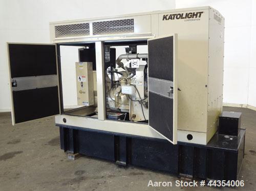 Used Katolight 25 kW standby (20kW prime) diesel generator set model D25FDJ4T2 SN-140919-0107. John Deere model 4042TF270 engine rated 48 HP @ 1800 RPM, emissions EPA Tier 2 certified. UL 2200 packag...