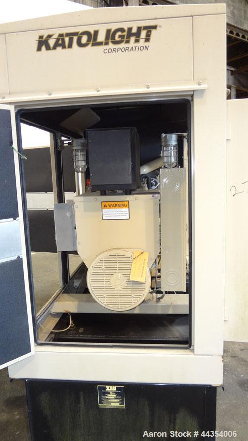 Used Katolight 25 kW standby (20kW prime) diesel generator set model D25FDJ4T2 SN-140919-0107. John Deere model 4042TF270 engine rated 48 HP @ 1800 RPM, emissions EPA Tier 2 certified. UL 2200 packag...