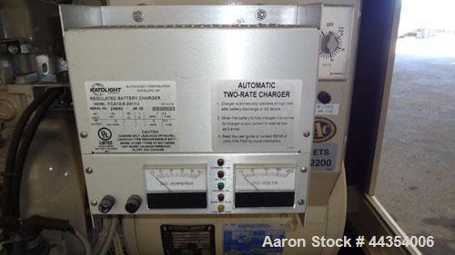Used Katolight 25 kW standby (20kW prime) diesel generator set model D25FDJ4T2 SN-140919-0107. John Deere model 4042TF270 engine rated 48 HP @ 1800 RPM, emissions EPA Tier 2 certified. UL 2200 packag...