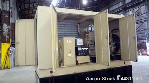Used Katolight 400 kW Standby (350 kW prime) Diesel Generator Set, model D400FRV4, Serial #LM235869. Volvo model TWD1630GP engine rated 605 hp @ 1800 rpm. 3/60/277/480V. 600 Amp main-line circuit bre...