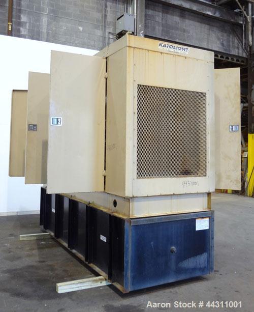 Used Katolight 400 kW Standby (350 kW prime) Diesel Generator Set, model D400FRV4, Serial #LM235869. Volvo model TWD1630GP engine rated 605 hp @ 1800 rpm. 3/60/277/480V. 600 Amp main-line circuit bre...