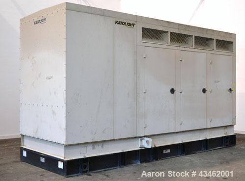 Used Katolight 415 kW diesel generator set, model D415FRJ4, SN-WA537840-97232-0304, John Deere model 6125HF070 engine, EPA tier II certified, SN-RG6125H039104. 3/60/277-480V. 600 Amp main-line circui...