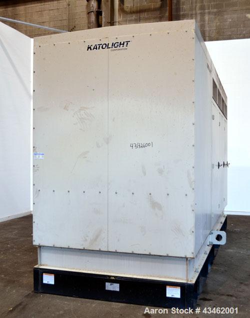 Used Katolight 415 kW diesel generator set, model D415FRJ4, SN-WA537840-97232-0304, John Deere model 6125HF070 engine, EPA tier II certified, SN-RG6125H039104. 3/60/277-480V. 600 Amp main-line circui...