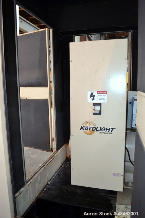 Used Katolight 415 kW diesel generator set, model D415FRJ4, SN-WA537840-97232-0304, John Deere model 6125HF070 engine, EPA tier II certified, SN-RG6125H039104. 3/60/277-480V. 600 Amp main-line circui...