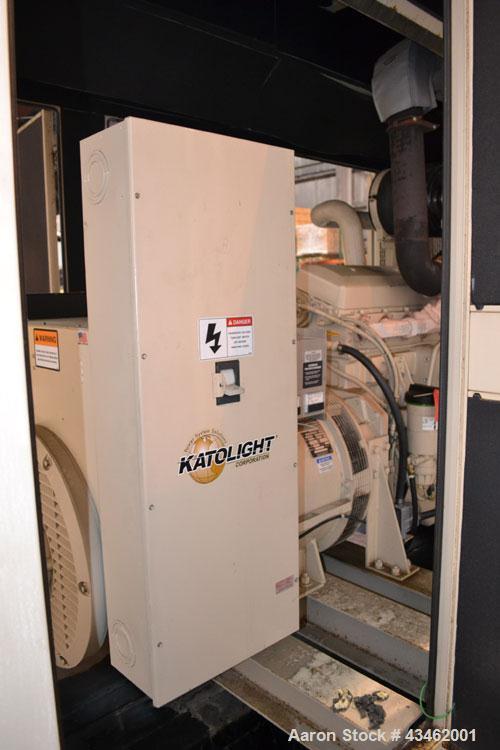 Used Katolight 415 kW diesel generator set, model D415FRJ4, SN-WA537840-97232-0304, John Deere model 6125HF070 engine, EPA tier II certified, SN-RG6125H039104. 3/60/277-480V. 600 Amp main-line circui...