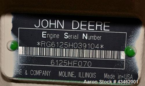 Used Katolight 415 kW diesel generator set, model D415FRJ4, SN-WA537840-97232-0304, John Deere model 6125HF070 engine, EPA tier II certified, SN-RG6125H039104. 3/60/277-480V. 600 Amp main-line circui...