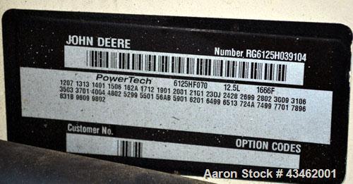 Used Katolight 415 kW diesel generator set, model D415FRJ4, SN-WA537840-97232-0304, John Deere model 6125HF070 engine, EPA tier II certified, SN-RG6125H039104. 3/60/277-480V. 600 Amp main-line circui...