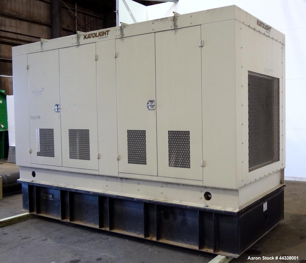 Used- Katolight 500 kW standby diesel generator set, model D500FPV4, SN-102590-1204. Volvo model TAD 1631GE engine rated 768...