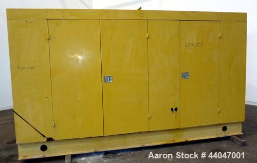 Used Katolite 500 kW Standby Diesel Generator Set, Model D500FRV4, Serial WA52629765502. Volvo TAD1631GE engine rated 743 hp @ 1800 rpm. 3/60/277/480V. 600 Amp and 200 Amp main-line circuit breakers....