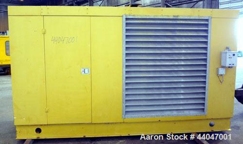 Used Katolite 500 kW Standby Diesel Generator Set, Model D500FRV4, Serial WA52629765502. Volvo TAD1631GE engine rated 743 hp @ 1800 rpm. 3/60/277/480V. 600 Amp and 200 Amp main-line circuit breakers....