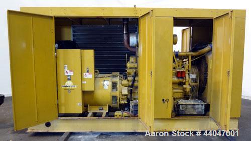 Used Katolite 500 kW Standby Diesel Generator Set, Model D500FRV4, Serial WA52629765502. Volvo TAD1631GE engine rated 743 hp @ 1800 rpm. 3/60/277/480V. 600 Amp and 200 Amp main-line circuit breakers....