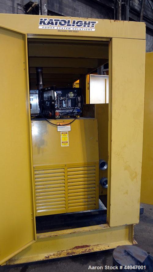 Used Katolite 500 kW Standby Diesel Generator Set, Model D500FRV4, Serial WA52629765502. Volvo TAD1631GE engine rated 743 hp @ 1800 rpm. 3/60/277/480V. 600 Amp and 200 Amp main-line circuit breakers....