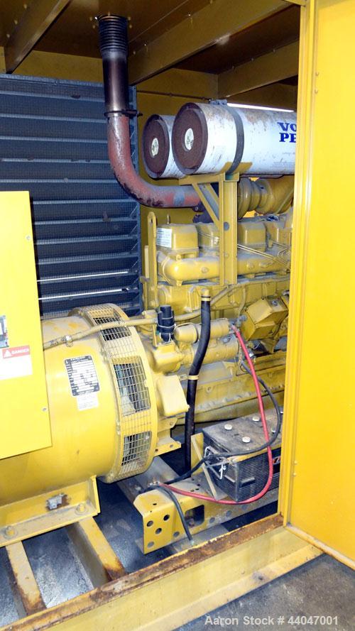 Used Katolite 500 kW Standby Diesel Generator Set, Model D500FRV4, Serial WA52629765502. Volvo TAD1631GE engine rated 743 hp @ 1800 rpm. 3/60/277/480V. 600 Amp and 200 Amp main-line circuit breakers....