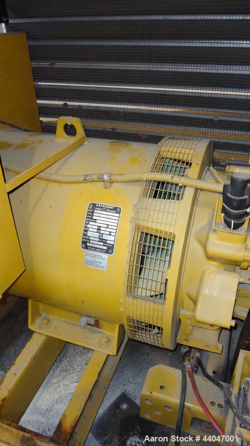 Used Katolite 500 kW Standby Diesel Generator Set, Model D500FRV4, Serial WA52629765502. Volvo TAD1631GE engine rated 743 hp @ 1800 rpm. 3/60/277/480V. 600 Amp and 200 Amp main-line circuit breakers....