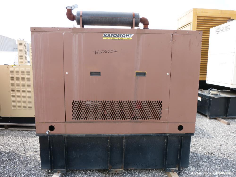 Used John Deere/Katolight 50 kW Standby Diesel Generator Set, Model D50FPJ4