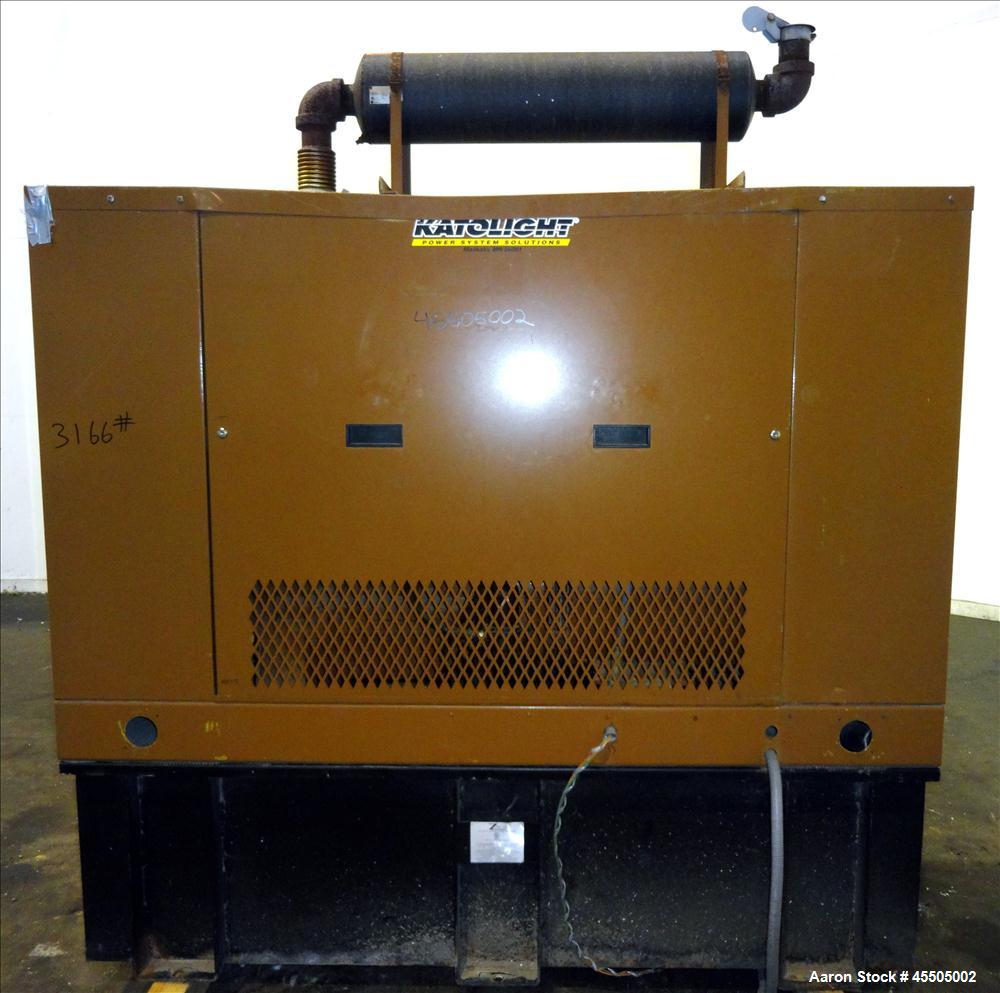 Used John Deere/Katolight 50 kW Standby Diesel Generator Set, Model D50FPJ4