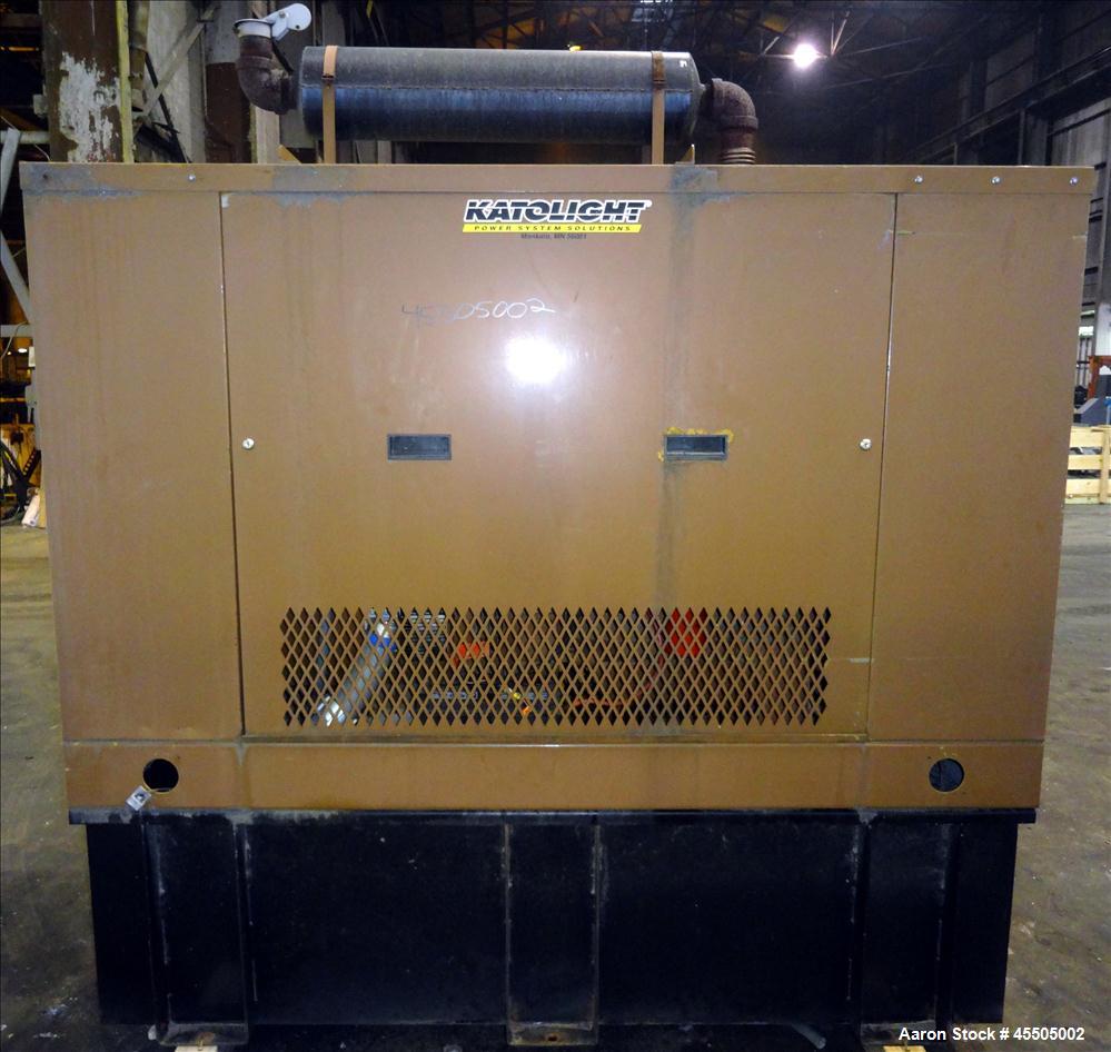 Used John Deere/Katolight 50 kW Standby Diesel Generator Set, Model D50FPJ4