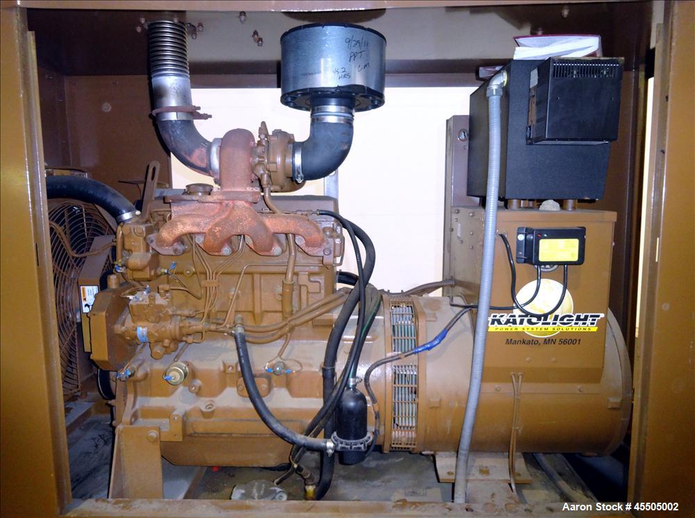 Used John Deere/Katolight 50 kW Standby Diesel Generator Set, Model D50FPJ4
