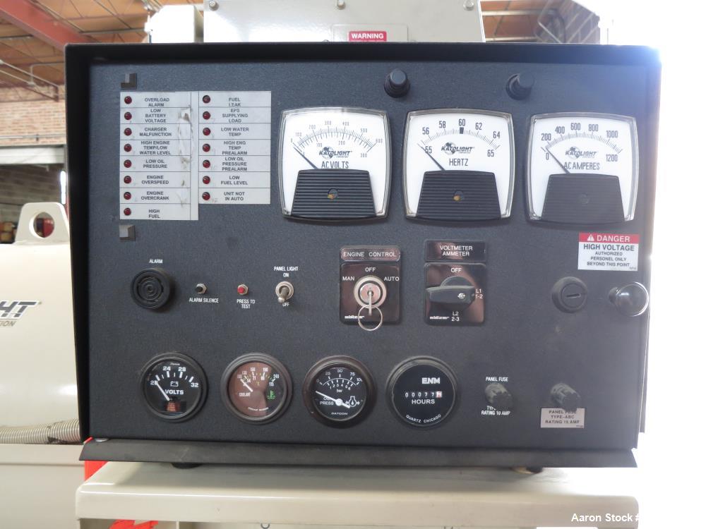 Used Katolight / Mitsubishi 600 kW diesel generator, model D600FRY4. Mitsubishi